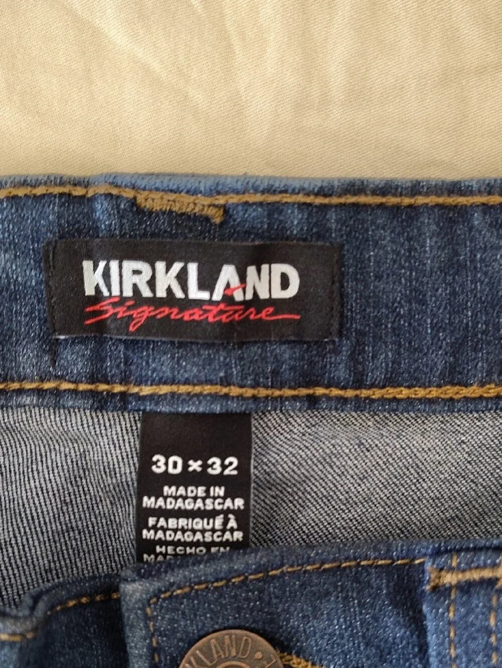 Kirkland Signature Men’s Indigo Straight-Leg Jeans